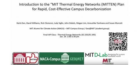 Introduction to the MIT Thermal Energy Networks (MITTEN) Plan for Rapid, Cost-Effective Campus Decarbonization