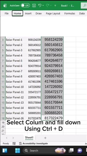 ​Create barcodes in Excel using Libre Barcode 39! 🏷️ #ExcelTips