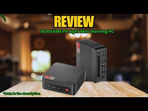 BOSGAME P4 Mini PC Review | Ryzen 7 5700U, 32GB RAM, Triple 4K | Best Budget Gaming Mini PC 2025?