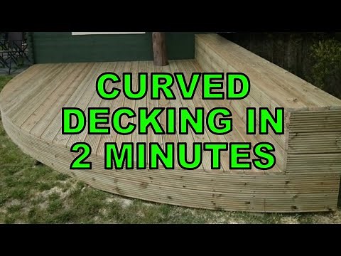 Build Curved Decking in 2 minutes - Branches of Hogan