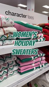 10K views · 806 reactions | Follow + comment WANT  Target has sooo many fun and festive holiday sweaters this year. They’re perfect for holiday parties! I love the teddy bear one and the pink snowflake one. Which one is your fave? #targetpartner | Target Pursuit | Facebook