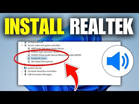 How To Install Realtek High Definition Audio Driver (Windows 11)