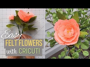 How to Make Felt Flowers with Cricut Maker 3 for Beginners