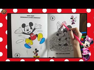 MICKEY MOUSE CLUBHOUSE REAL LIFE COLORING BOOK - Coloring PART 1