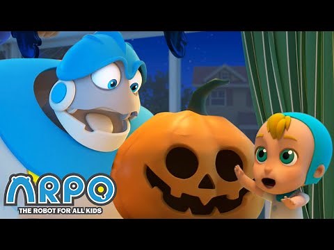 The Pumpkin is ALIVE!!! - Arpo the Robot | Halloween Cartoons for Kids | Kids Animation