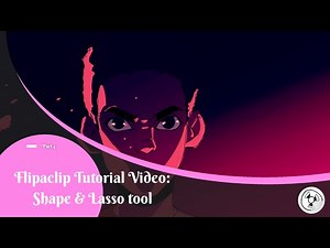 Flipaclip Tutorial for beginners (Part 4 ): Shape and Lasso tool