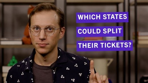 Here are the states that could split their tickets this year