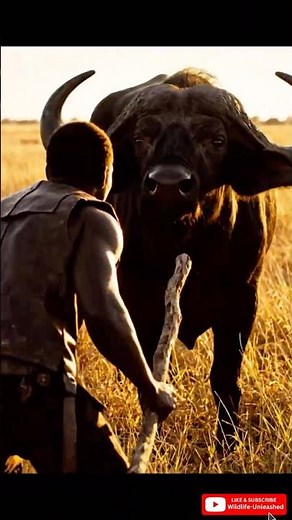 Man Approaches Buffalo… Instantly Regrets It | Buffalo Charge Caught on Camera