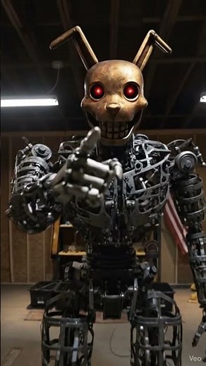 is that Nosey ? #citra #nosey #robotart ##animatronic #shorts #progressreport #foryou #halloween