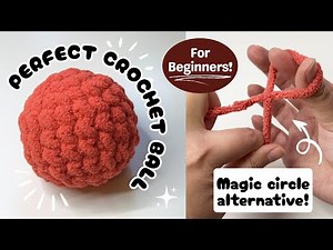 EASY beginner friendly crochet tutorial - step-by-step crochet BALL #amigurumi #beginnercrochet