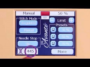 Getting Started with HQ Avanté: Using Easy-Set Tension™