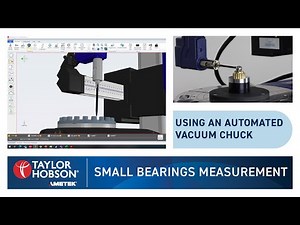 Small Bearings Measurement With Automated Vacuum Chuck on Talyrond Roundness Tester