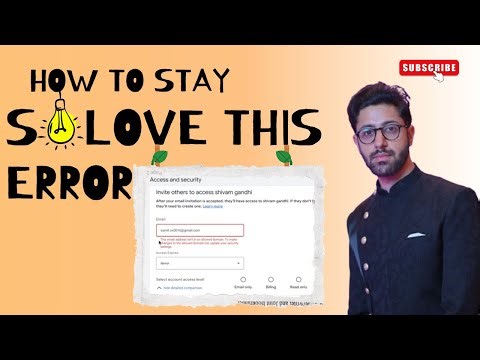 Google Ads - "This email address isn't in an allowed domain" - SOLVED!