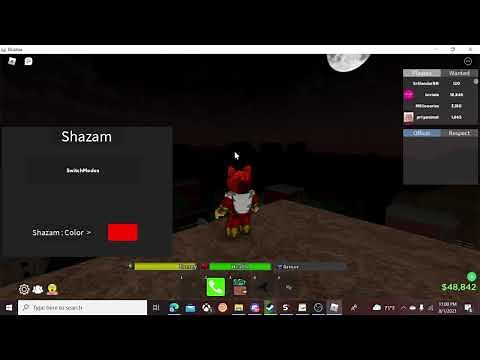Shazam Script Gui Da Hood Roblox