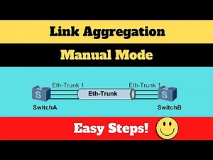 Link Aggregation | Manual Mode Lab | Huawei