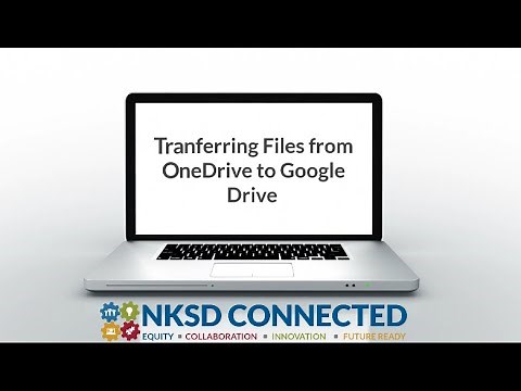 Transferring Files from OneDrive to Google Drive