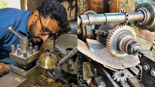 Incredible Technique for Precision Hobbing on Lathe Machines