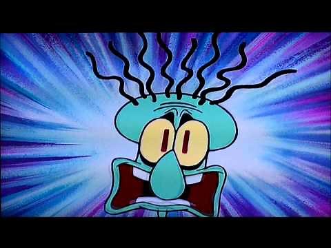 Squidward screaming