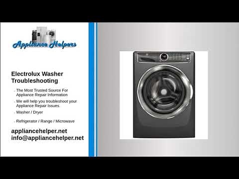 Electrolux Washer Troubleshooting