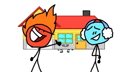 The Object Cringe Three Intro but I Reanimated it. | #fyp #objectcringe #objectshows #animation