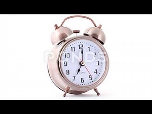 Rotating And Ringing Classical Alarm Clock Video