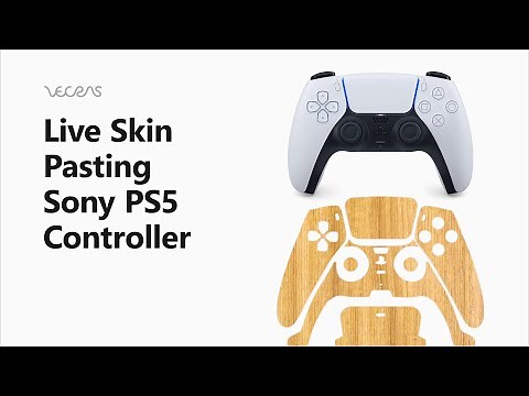 How to apply skin on Sony PS5 Controller | Best Vinyl Skin Application Tutorial by VecRas