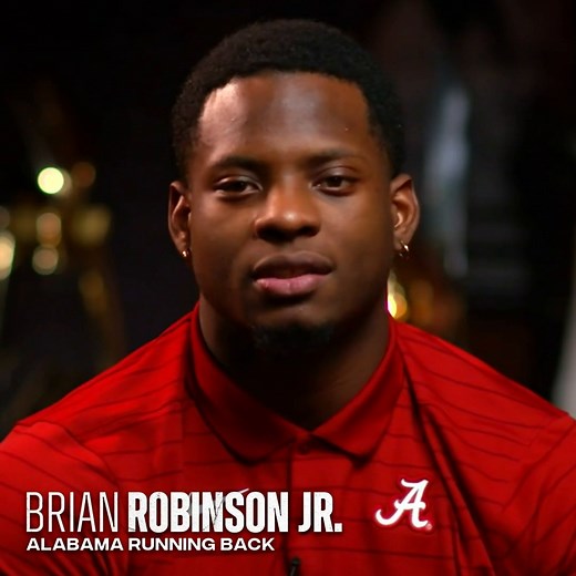 27K views · 1.1K reactions | Alabama Football fifth-year senior RB Brian Robinson Jr. cracked Alabama’s starting lineup this year after patiently waiting behind Bama RB greats. Tonight, he'll start in a National Championship. “Just trust that time that I put into everything, it’ll work out for me.” | College Football on ESPN | Facebook