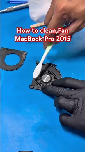 How to clean Fan MacBook pro 2015 #tips