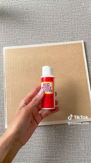 DIY Homemade Canvas from Cardboard✨✨ You will need: Cardboard Masking tape Mod podge Gesso (DIY Gesso recipe already uploaded on my channel) Cut the cardboard to your desired size and cover the sides with masking tape. Cover the cardboard with a layer of mod podge on both sides. This will prevent the canvas from warping. Let the mod podge dry and apply one/two layers of gesso. Your DIY Cardboard canvas is ready to go! #diycanvas #cardboardcanvas #cardboardcrafts #homemadecanvas #craftycreations 