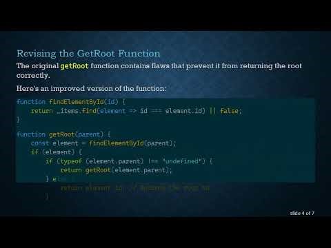 How to Retrieve the Root Element Using Recursion in JavaScript