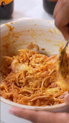 Crispy onion pakodas without deep frying? The air fryer makes it possible ✨