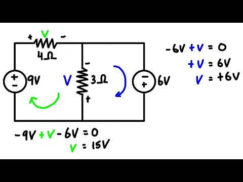Kirchhoff’s Voltage Law (KVL) Example Problem #2