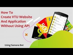 How To Create VTU Application (E-Wallet) And Website Without Using API