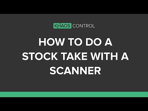 How To Do a Stock Take Using a Barcode Scanner