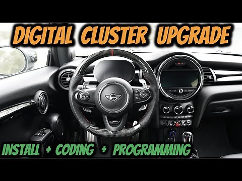 Mini Cooper F56 Digital Cluster Upgrade Install // Coding & Programing