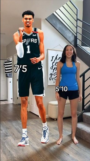 How tall is Victor Wembanyama #tall #tallfamily