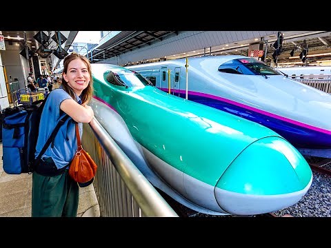 Riding Japan's Bullet Train 🚅🍱🗾 Epic Train Journey from Tokyo to Hokkaido on the Shinkansen! 🇯🇵🚄