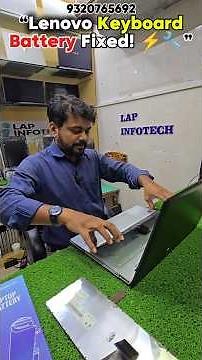 “Lenovo Laptop Keyboard + Battery Replacement Done Fast! 💻🔋 | #shorts”