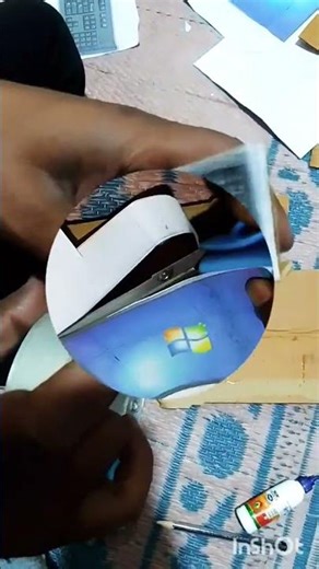 how to make computer with cardboard || science project