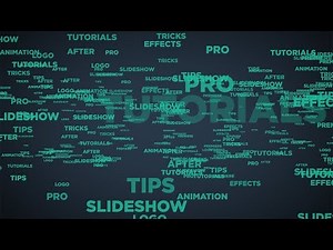 Text Formation Logo Reveal, After Effects Tutorial & Template