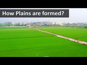 How plains are formed | Geography terms