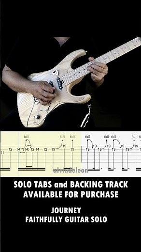 JOURNEY FAITHFULLY GUITAR SOLO TABS