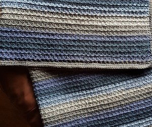 Grandma's Textured Lap Blanket Pattern Free
