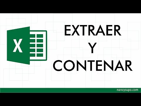 EXTRAER y CONCATENAR: Excel