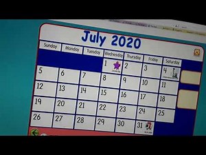 Starfall Make A Calendar July 2020