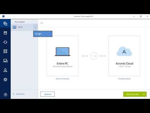 How to back up files and folders with Acronis True Image