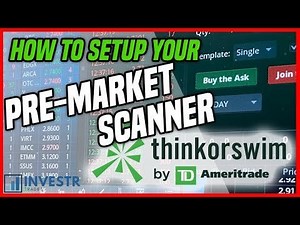 My Scanner Tutorial On How I Find Pre-Market Movers