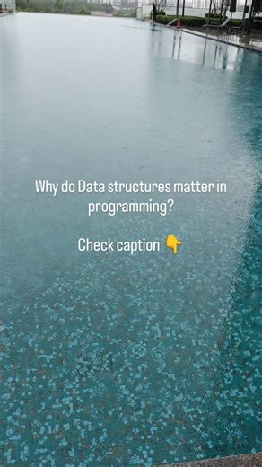 Beyond Binaries on Instagram: "🧠 Why Data Structures Matter in Programming Data structures are not just an academic topic—they are the backbone of efficient, scalable, and maintainable software. At a basic level, data structures define how data is stored, organized, and accessed in a program. The right choice can make your application fast and reliable; the wrong one can lead to slow performance and hard-to-maintain code. 💡 Why they are important: Performance matters: Choosing the right data s