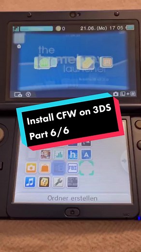 Install CFW on 3DS (Part 6/6) #viral #tutorials #cfw #hacking #gaming #modding #3dsmods #homebrew #foryourpage #fy #foryou