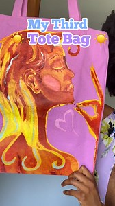 Tote Bag for Hairy People | Embrace Yourself 💕 “Embracing Yourself” is the third tote bag of the Limited Edition Tote Bag collection to celebrate the 5th Anniversary of the Lavender Project! The image is an artwork made by me of a woman pulling on her chin hair but not removing it, embracing it with love! The back side says “Embracing Yourself is Empowering, Revolutionary & Liberating”. The totes are 100% cotton, with a pocket inside and its double-sided with Art made by me ☺️ . Link in my bio 